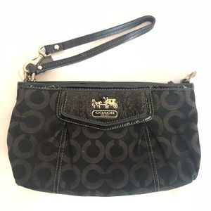 Coach Black Clutch